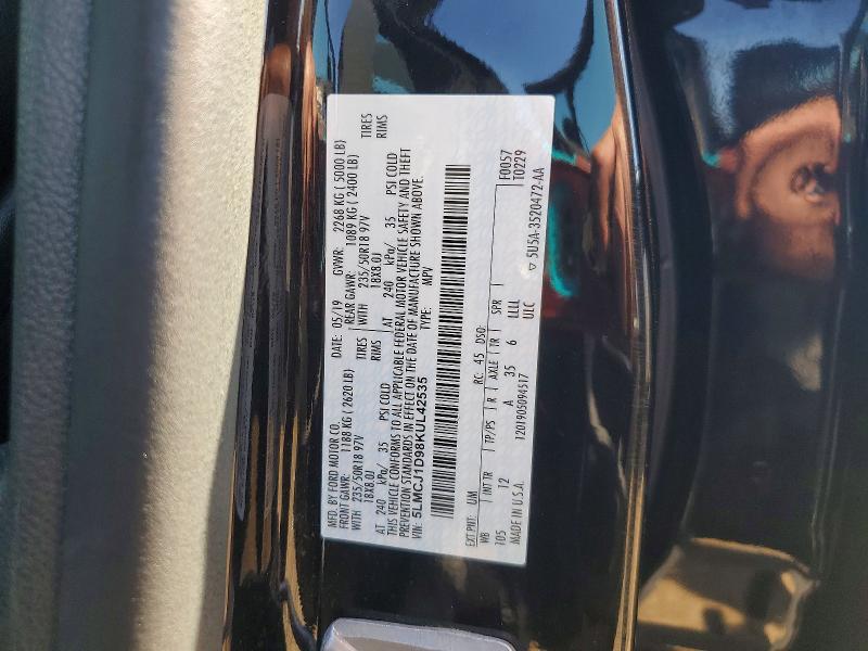 58617666 :رقم المزاد ، 5LMCJ1D98KUL42535 vin ، 2019 Lincoln Mkc مزاد بيع
