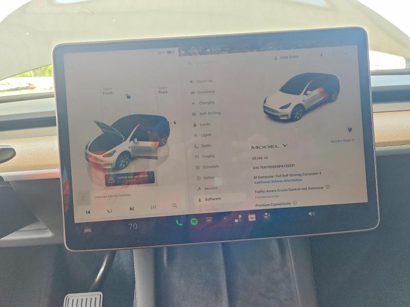 Продаж на аукціоні авто 2023 Tesla Model Y, vin: 7SAYGDEE6PA138521, номер лоту: 58637926