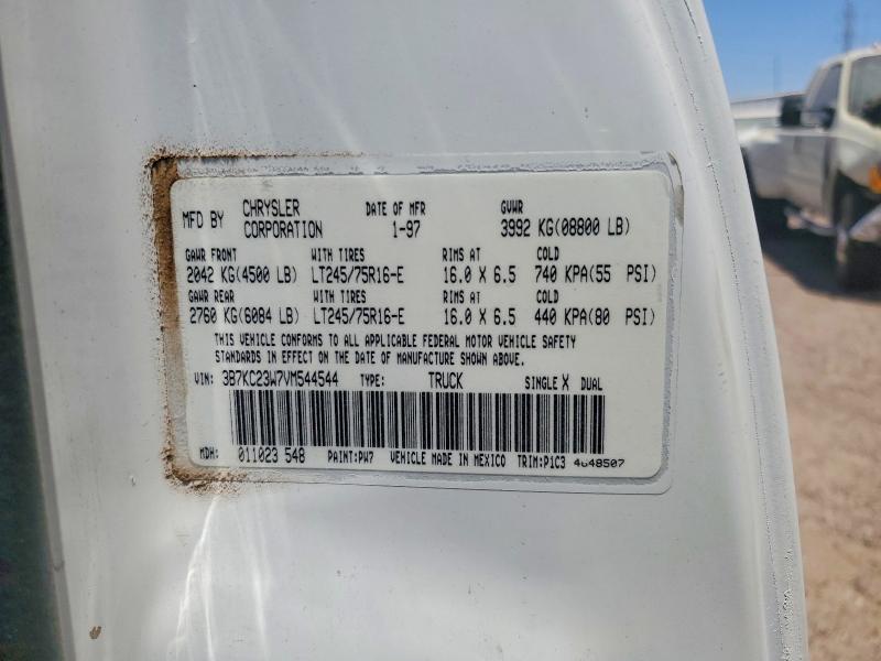Продаж на аукціоні авто 1997 Dodge Ram 2500, vin: 3B7KC23W7VM544544, номер лоту: 55421516