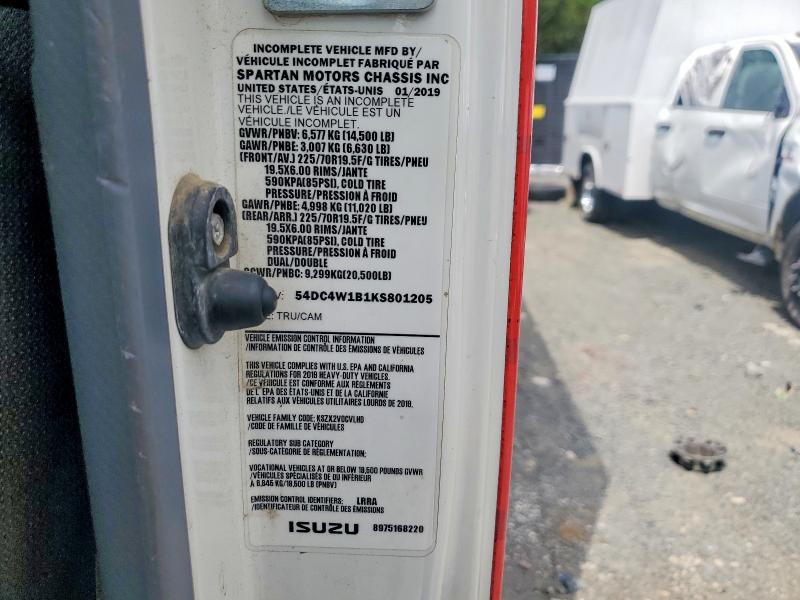 Продажа на аукционе авто 2019 Isuzu Npr Hd, vin: 54DC4W1B1KS801205, номер лота: 56484866