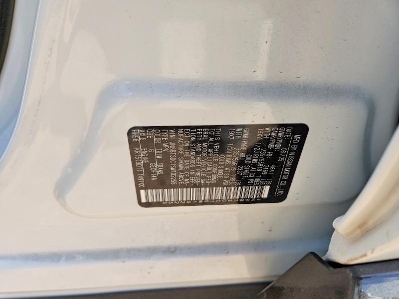 2025 Nissan Rogue მანქანა იყიდება აუქციონზე, vin: JN8BT3DC1SW102255, აუქციონის ნომერი: 58305056