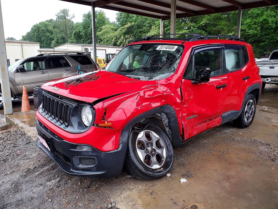 Aukcja sprzedaży 2015 Jeep Renegade, vin: ZACCJBAH0FPB97653, numer aukcji: 55148506