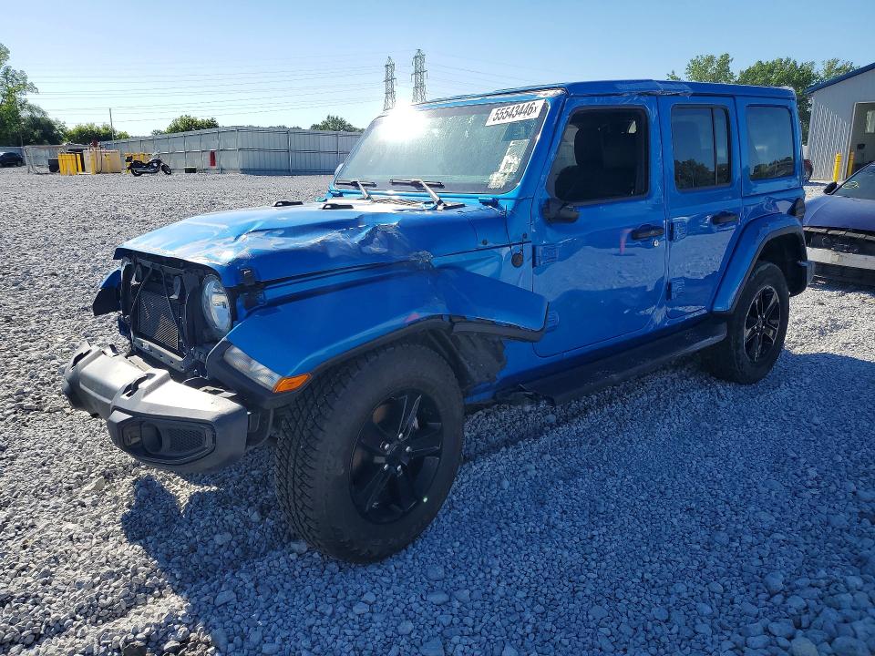 Продаж на аукціоні авто 2021 Jeep Wrangler Unlimited, vin: 1C4HJXEG0MW753318, номер лоту: 55543446