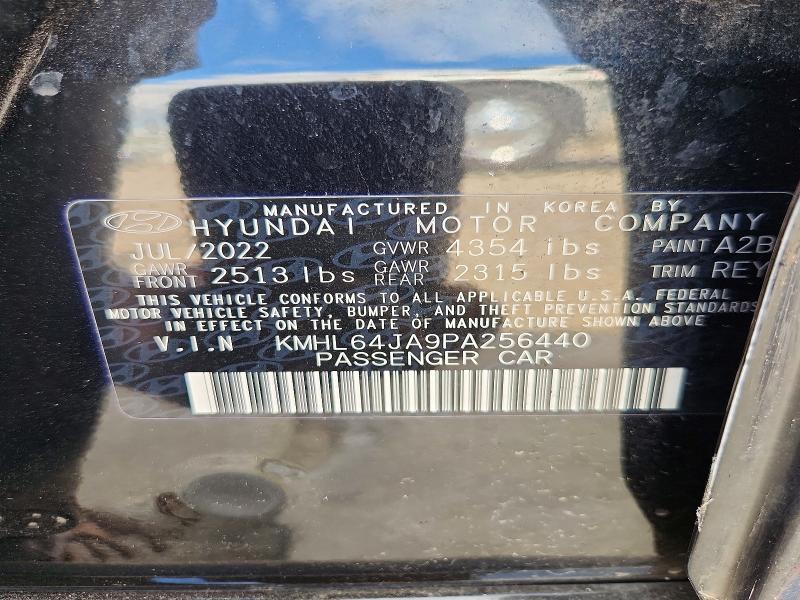 Продажа на аукционе авто 2023 Hyundai Sonata, vin: KMHL64JA9PA256440, номер лота: 56149846