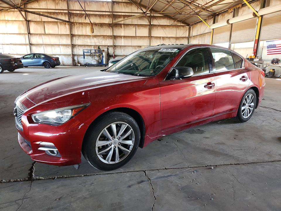 2016 Infiniti Q50 მანქანა იყიდება აუქციონზე, vin: JN1CV7AP4GM203014, აუქციონის ნომერი: 55796796