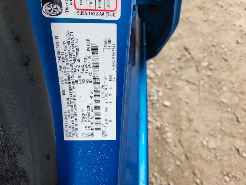 57329816 :رقم المزاد ، 3FADP4BJ2HM117071 vin ، 2017 Ford Fiesta مزاد بيع