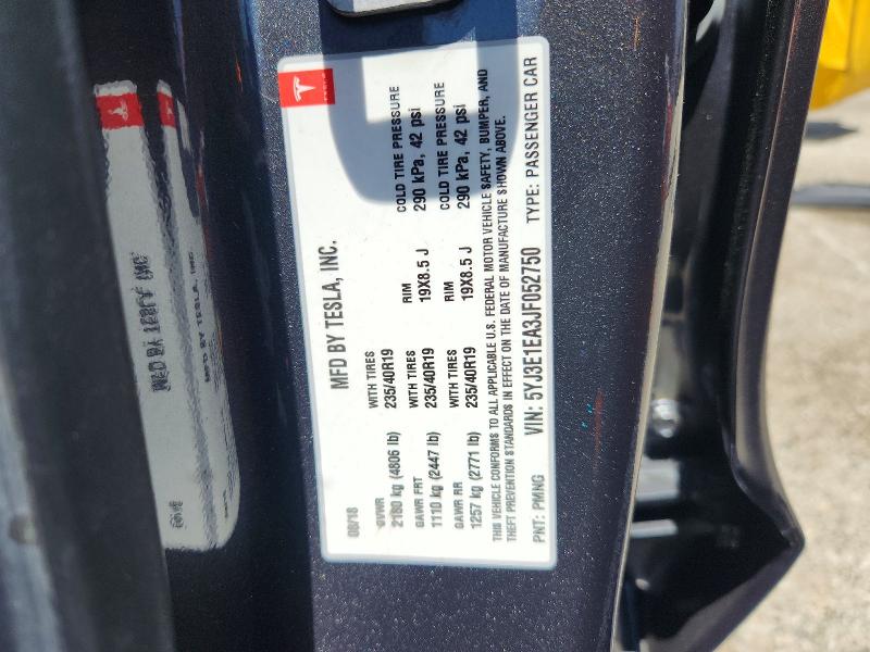 Продаж на аукціоні авто 2018 Tesla Model 3, vin: 5YJ3E1EA3JF052750, номер лоту: 55756446