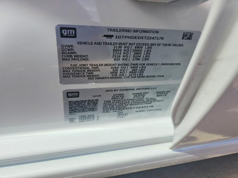 Продажа на аукционе авто 2026 Gmc Sierra, vin: 1GTPHDEDXTZ247178, номер лота: 55927536