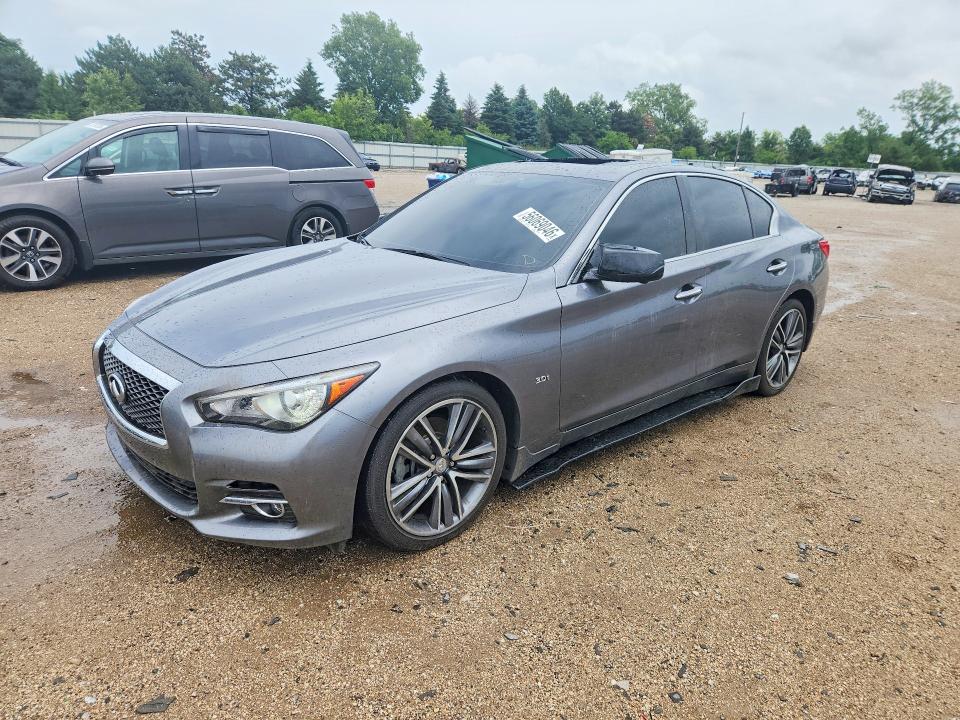 2017 Infiniti Q50 მანქანა იყიდება აუქციონზე, vin: JN1EV7AR4HM833465, აუქციონის ნომერი: 56069046