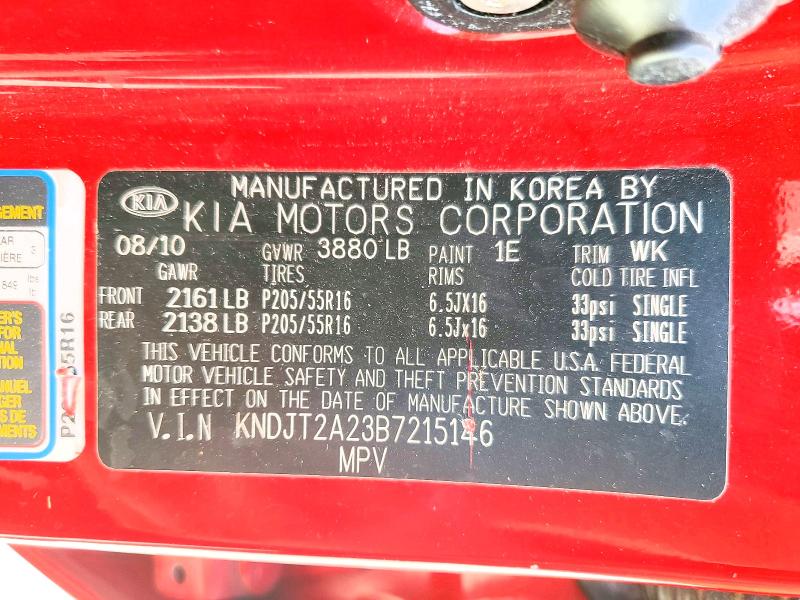 Продажа на аукционе авто 2011 Kia Soul, vin: KNDJT2A23B7215146, номер лота: 57516266