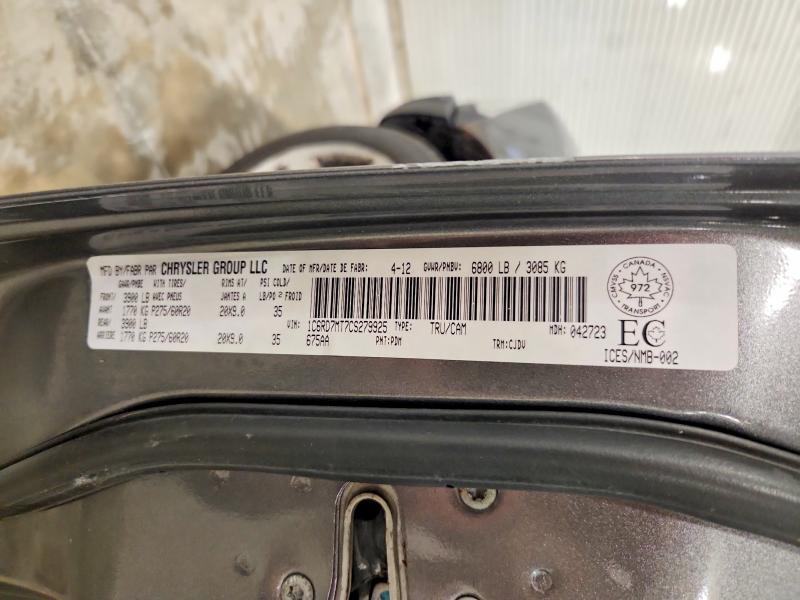 Продаж на аукціоні авто 2012 Dodge Ram 1500, vin: 1C6RD7MT7CS279925, номер лоту: 57044856
