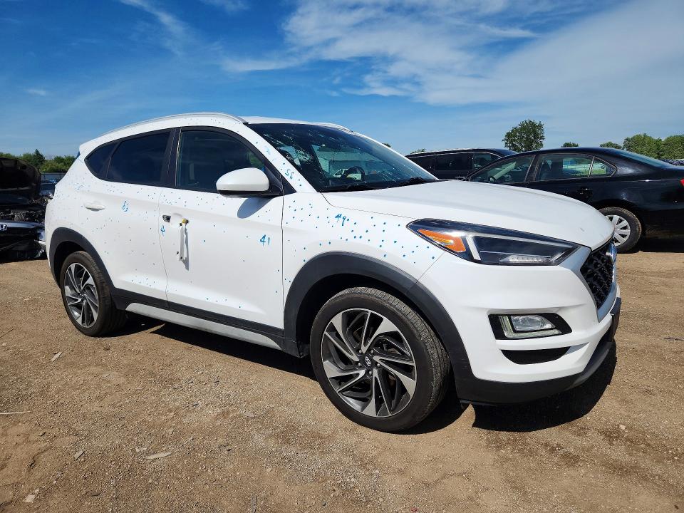 2019 Hyundai Tucson Limited/sel/s მანქანა იყიდება აუქციონზე, vin: KM8J3CALXKU019507, აუქციონის ნომერი: 56058996
