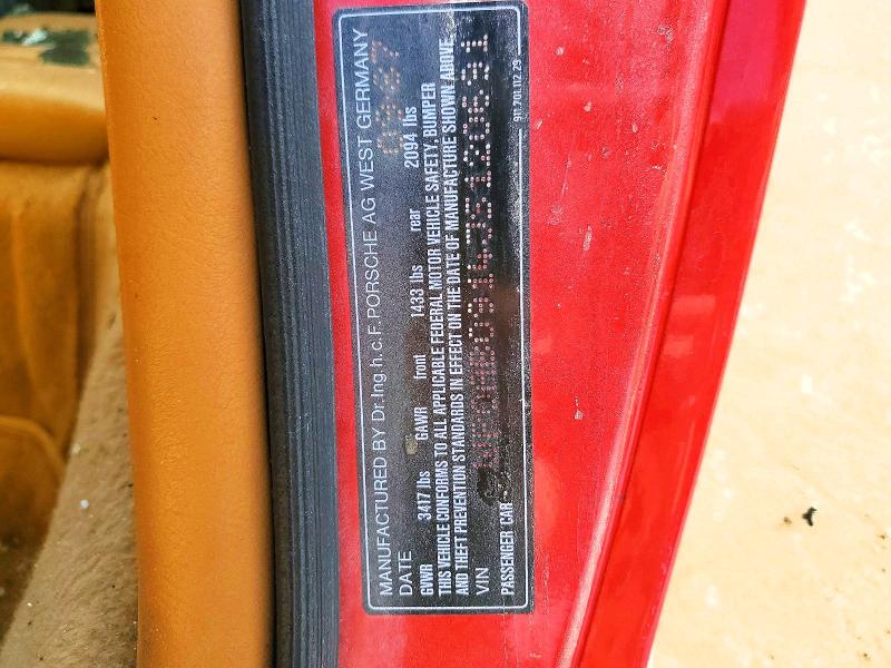 Продаж на аукціоні авто 1988 Porsche 911, vin: WP0AB0914JS120691, номер лоту: 58496596