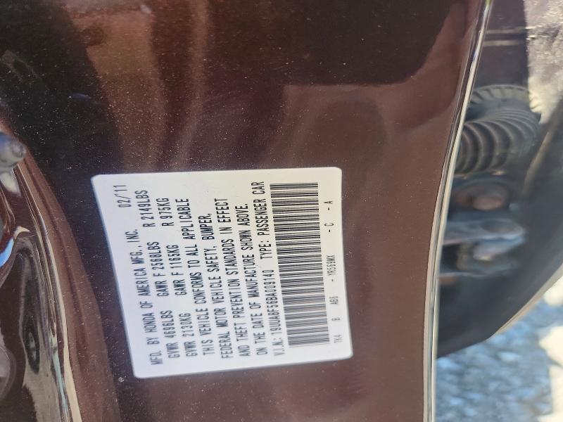56287346 :رقم المزاد ، 19UUA8F56BA009140 vin ، 2011 Acura Tl مزاد بيع