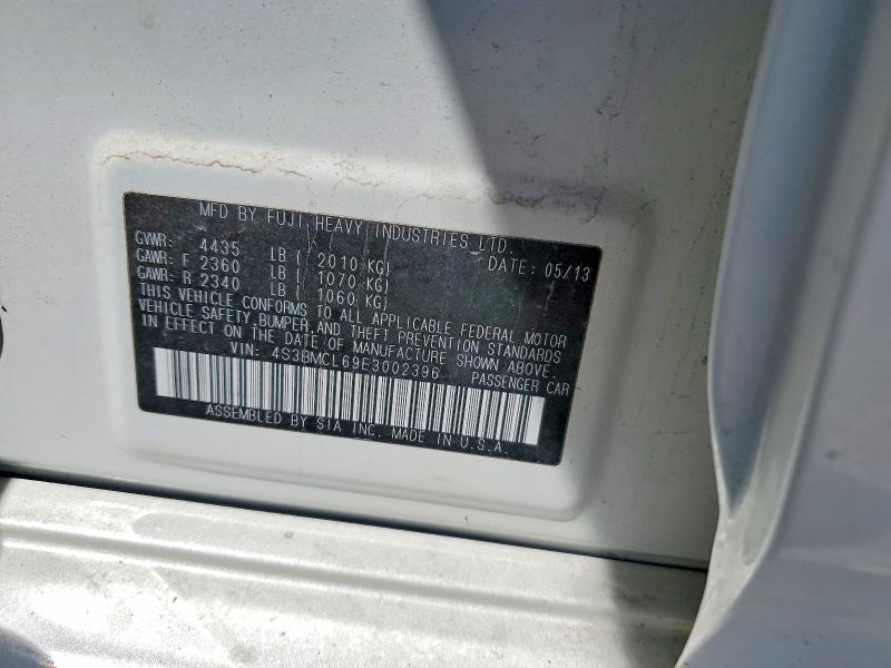 Aukcja sprzedaży 2014 Subaru Legacy, vin: 4S3BMCL69E3002396, numer aukcji: 55861666