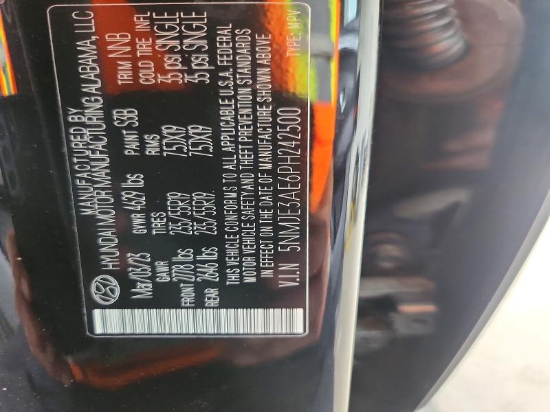 Продажа на аукционе авто 2023 Hyundai Tucson, vin: 5NMJE3AE6PH242500, номер лота: 56983096