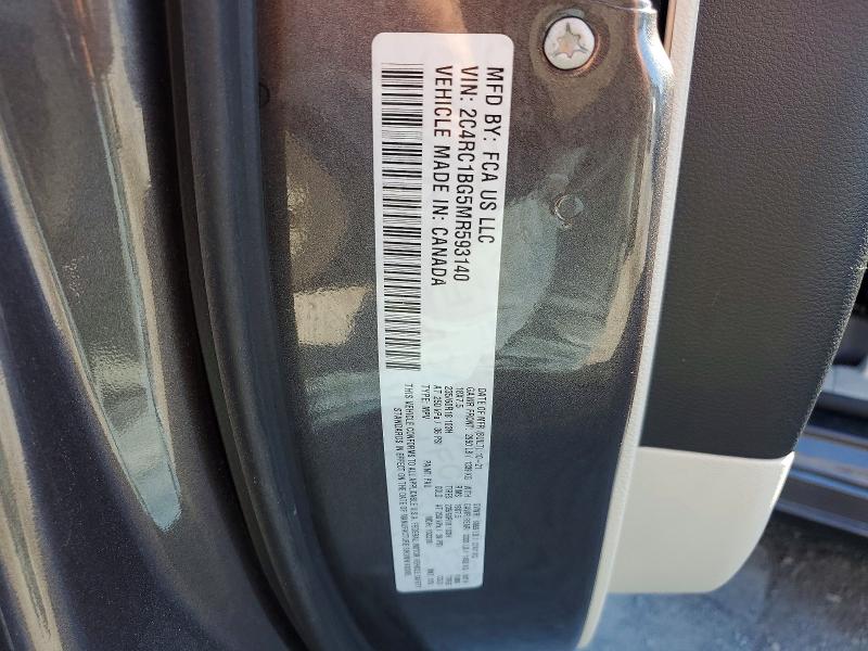 Aukcja sprzedaży 2021 Chrysler Pacifica, vin: 2C4RC1BG5MR593140, numer aukcji: 57635056