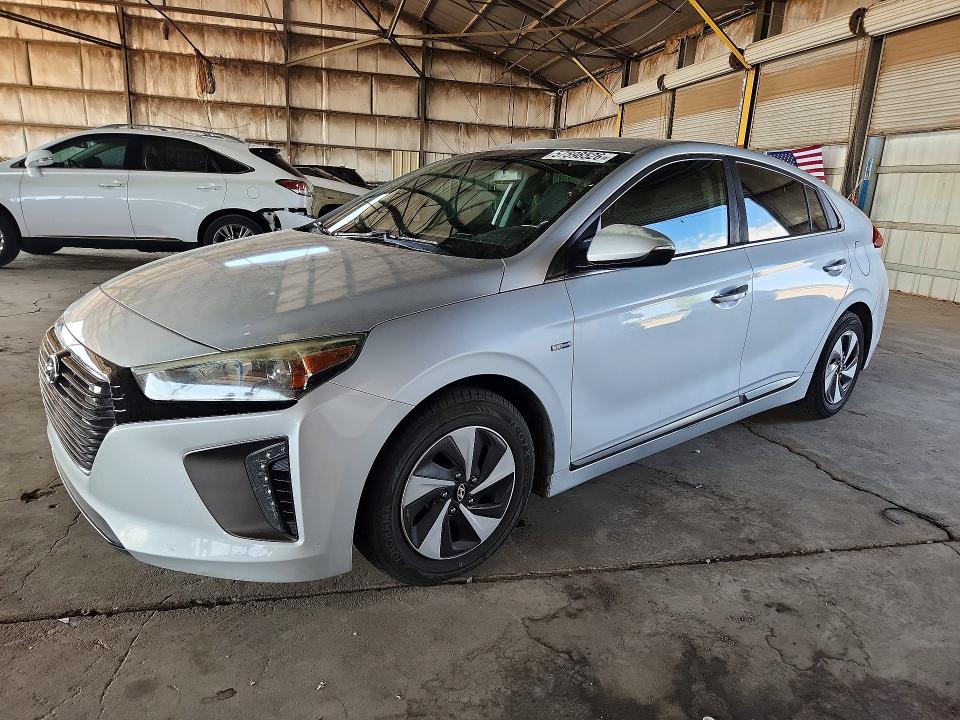 2017 Hyundai Ioniq მანქანა იყიდება აუქციონზე, vin: KMHC75LC0HU049047, აუქციონის ნომერი: 57598526