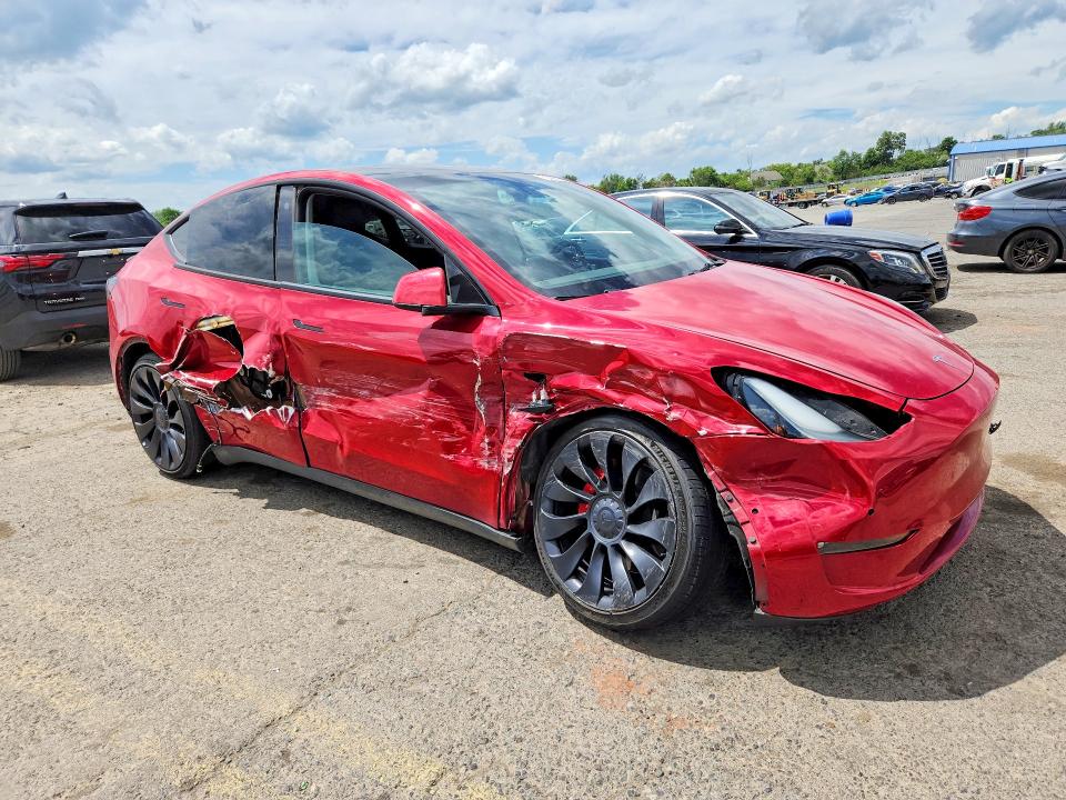 2022 Tesla Model Y მანქანა იყიდება აუქციონზე, vin: 7SAYGDEF3NF549609, აუქციონის ნომერი: 57999286