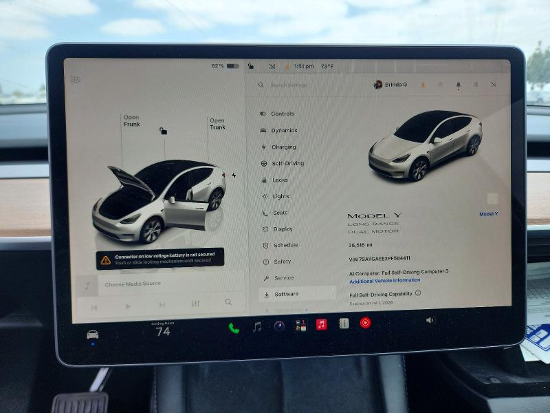 Aukcja sprzedaży 2023 Tesla Model Y, vin: 7SAYGAEE2PF584411, numer aukcji: 59381576