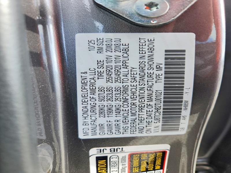Продаж на аукціоні авто 2026 Acura Rdx, vin: 5J8TC2H82TL001021, номер лоту: 58480456