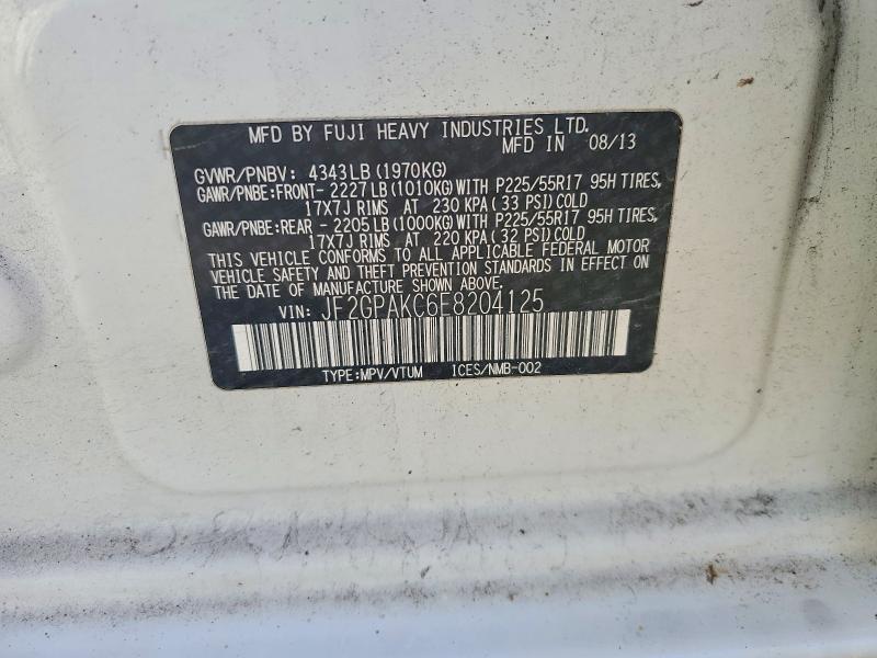 Aukcja sprzedaży 2014 Subaru Xv Crosstrek, vin: JF2GPAKC6E8204125, numer aukcji: 56530936
