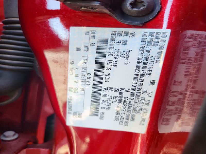 56145386 :رقم المزاد ، 1FADP3K21EL452502 vin ، 2014 Ford Focus مزاد بيع