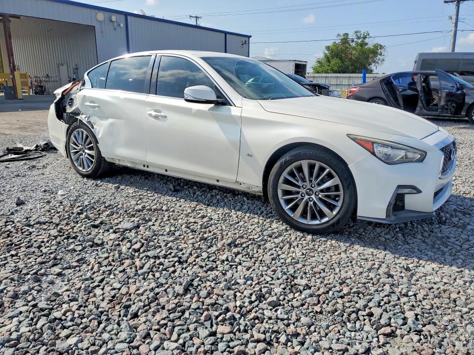 59162166 :رقم المزاد ، JN1EV7AR7JM439190 vin ، 2018 Infiniti Q50 مزاد بيع