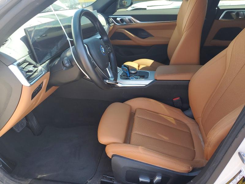 2022 Bmw I4 მანქანა იყიდება აუქციონზე, vin: WBY73AW09NFN03189, აუქციონის ნომერი: 58304236