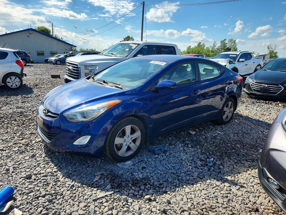 58015916 :رقم المزاد ، KMHDH4AE5DU491252 vin ، 2013 Hyundai Elantra مزاد بيع