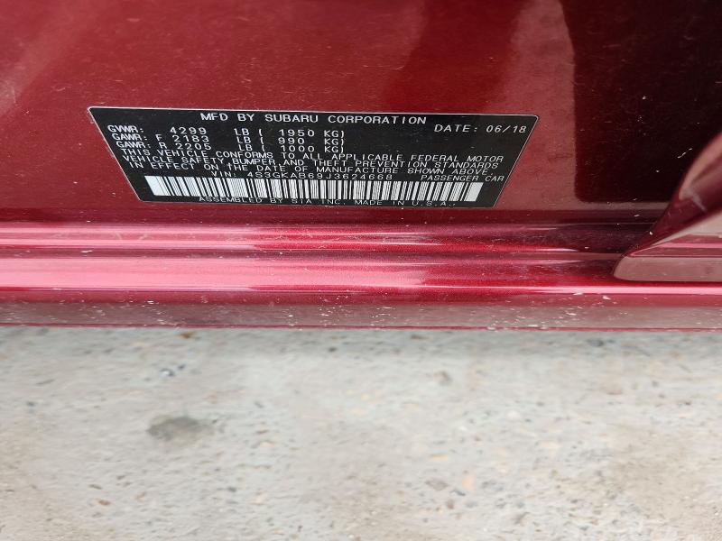 Продаж на аукціоні авто 2018 Subaru Impreza, vin: 4S3GKAB69J3624668, номер лоту: 57410726