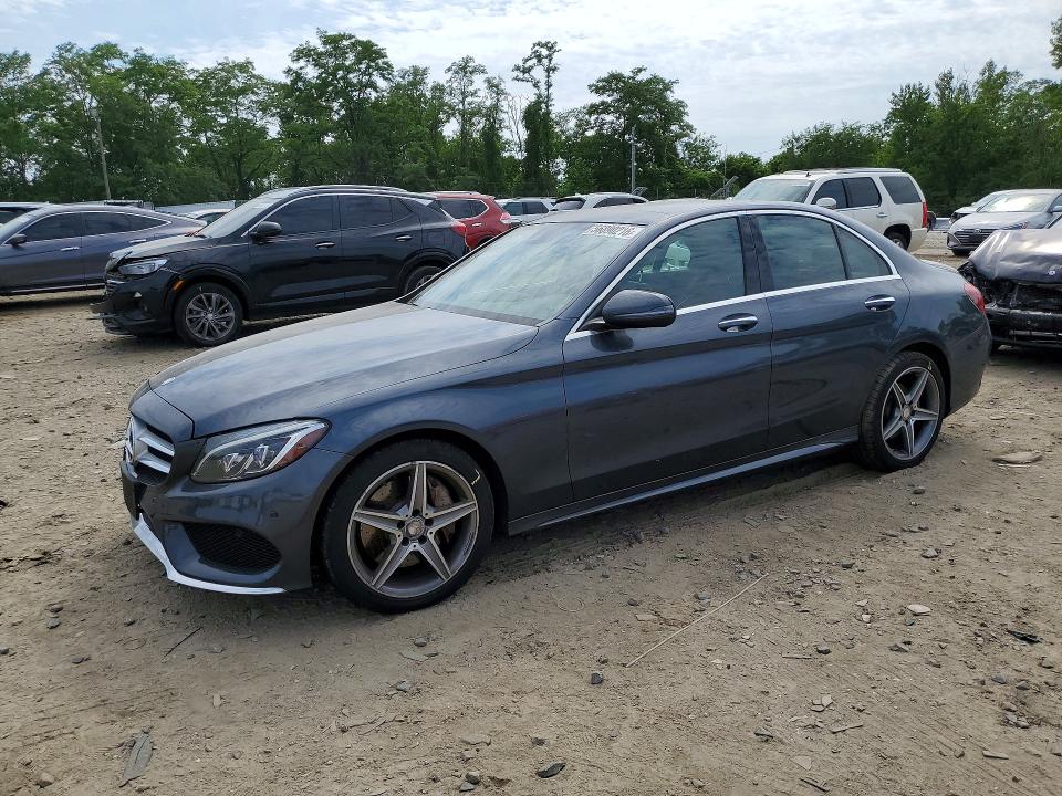 56890216 :رقم المزاد ، 55SWF4KB2GU097601 vin ، 2016 Mercedes-benz C مزاد بيع