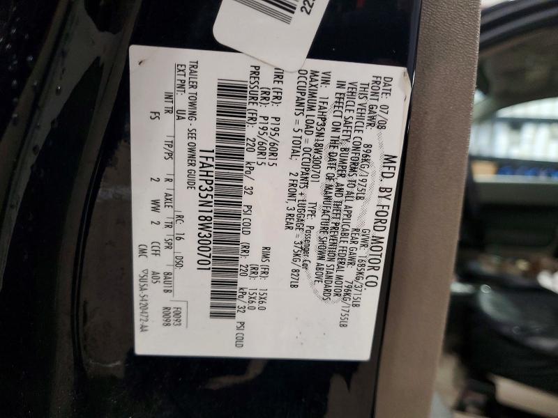 Aukcja sprzedaży 2008 Ford Focus, vin: 1FAHP35N18W300701, numer aukcji: 57057776