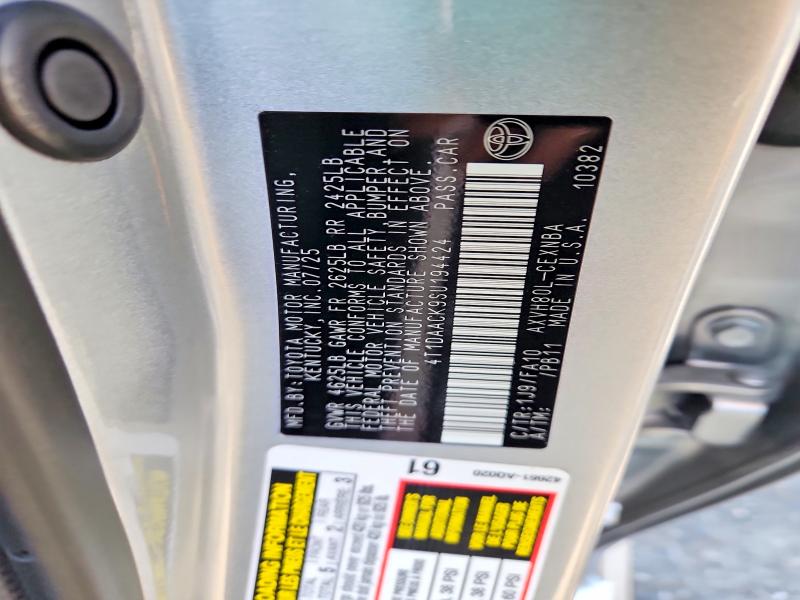 Продаж на аукціоні авто 2025 Toyota Camry, vin: 4T1DAACK9SU194424, номер лоту: 55784446