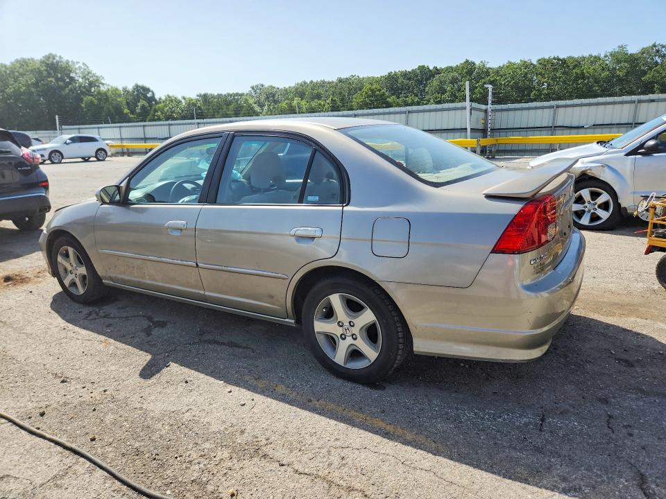 2005 Honda Civic მანქანა იყიდება აუქციონზე, vin: 2HGES26785H544427, აუქციონის ნომერი: 59216366