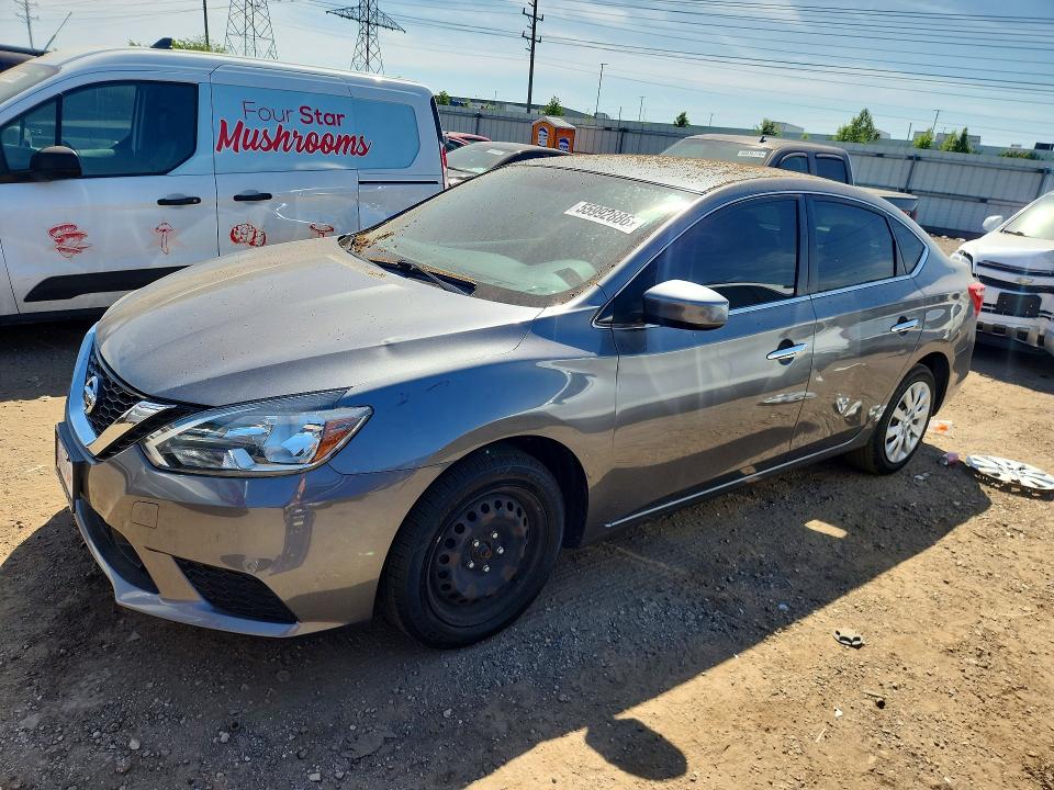 2019 Nissan Sentra მანქანა იყიდება აუქციონზე, vin: 3N1AB7AP2KY221324, აუქციონის ნომერი: 55992886