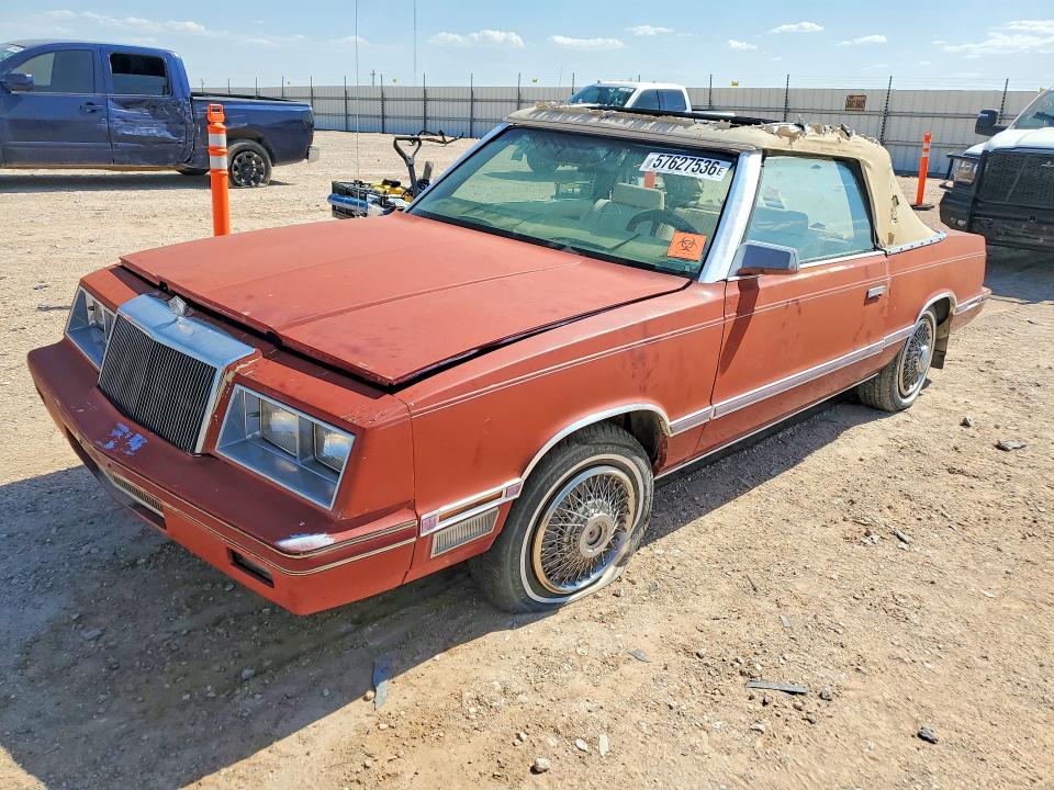 Aukcja sprzedaży 1983 Chrysler Lebaron, vin: 1CSBC55C6DG155606, numer aukcji: 57627536