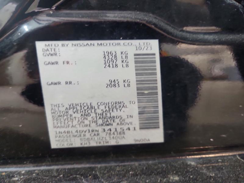 Продажа на аукционе авто 2024 Nissan Altima, vin: 1N4BL4DV1RN341541, номер лота: 55652756