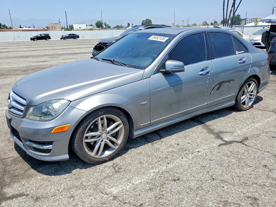 Auction sale of the 2012 Mercedes-benz C, vin: WDDGF4HB1CR216486, lot number: 58492126