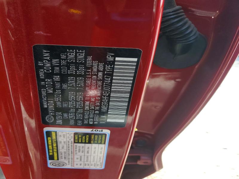Продаж на аукціоні авто 2014 Hyundai Santa Fe, vin: KM8SR4HF4EU077447, номер лоту: 55783856