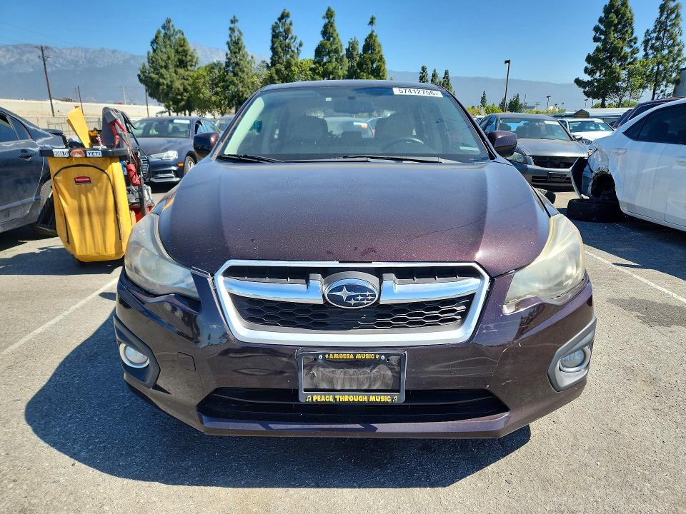 57412756 :رقم المزاد ، JF1GPAG63CH244893 vin ، 2012 Subaru Impreza مزاد بيع