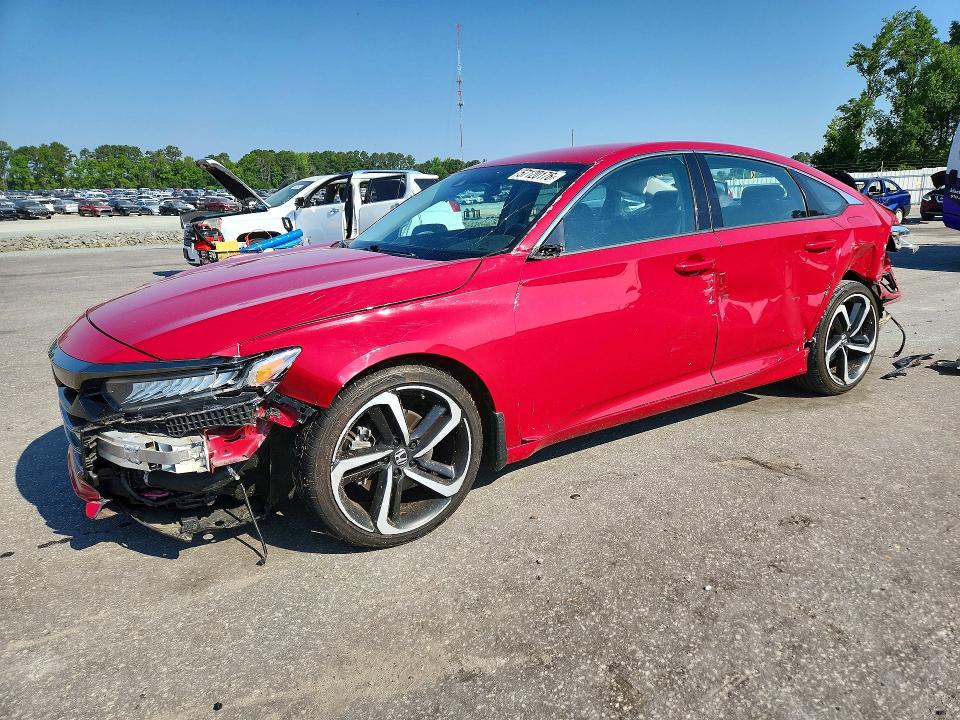 57120176 :رقم المزاد ، 1HGCV1F41MA121684 vin ، 2021 Honda Accord مزاد بيع