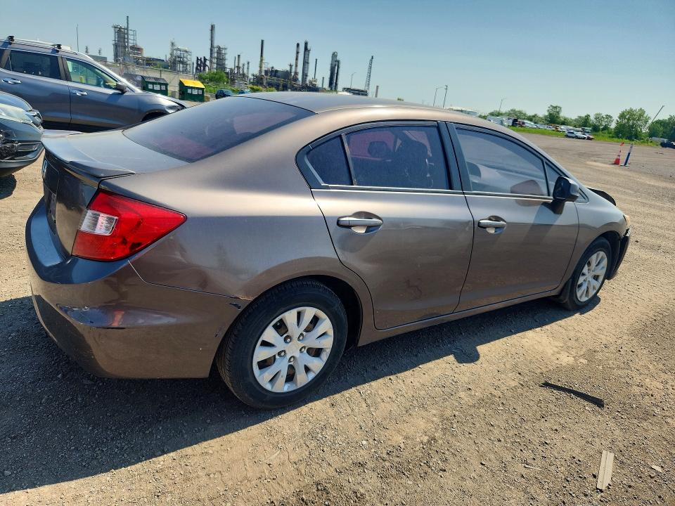 Продаж на аукціоні авто 2012 Honda Civic, vin: 2HGFB2F45CH012544, номер лоту: 58716726