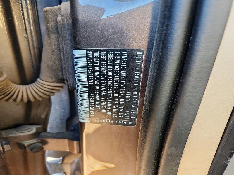57431746 :رقم المزاد ، 3VWJ17ATXEM645761 vin ، 2014 Volkswagen Beetle مزاد بيع