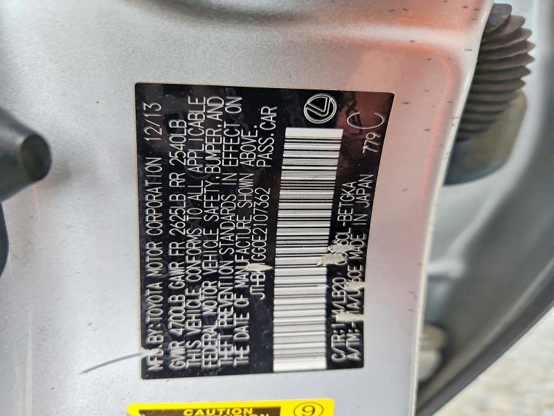 Продажа на аукционе авто 2014 Lexus Es, vin: JTHBK1GG0E2107362, номер лота: 57702246