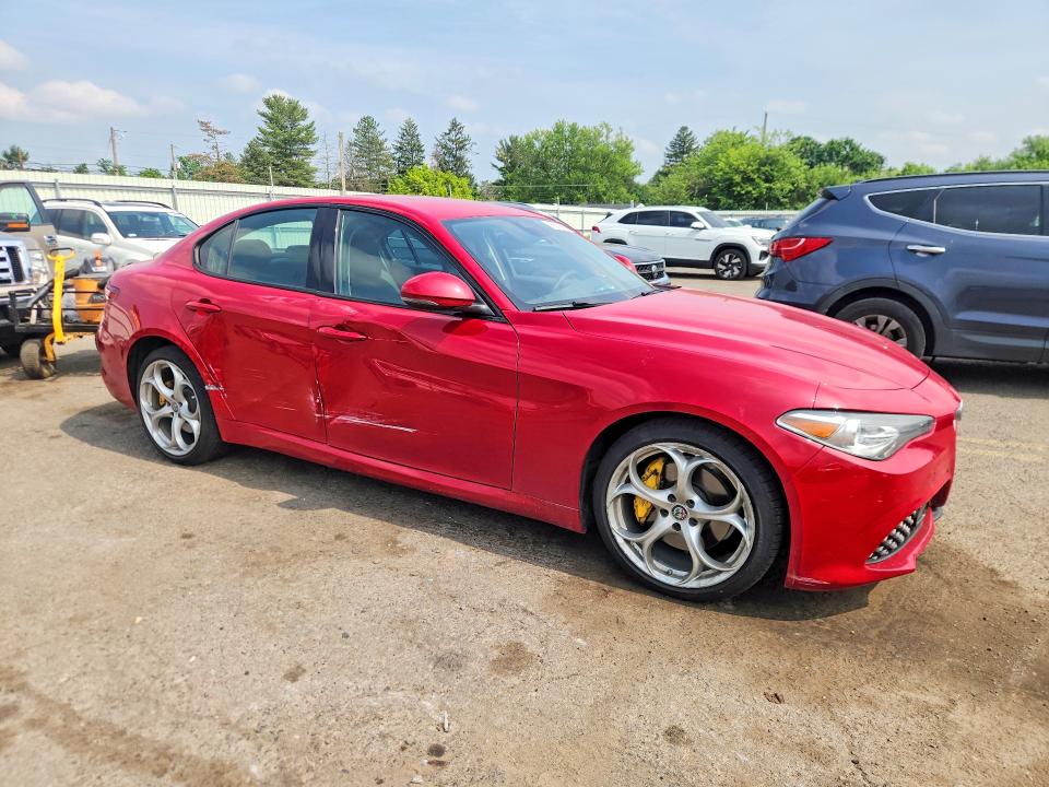56315666 :رقم المزاد ، ZARFANBN9K7601243 vin ، 2019 Alfa Romeo Giulia مزاد بيع
