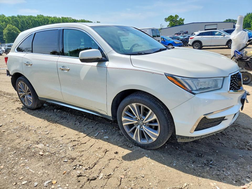 2017 Acura Mdx მანქანა იყიდება აუქციონზე, vin: 5FRYD4H51HB035284, აუქციონის ნომერი: 56599096