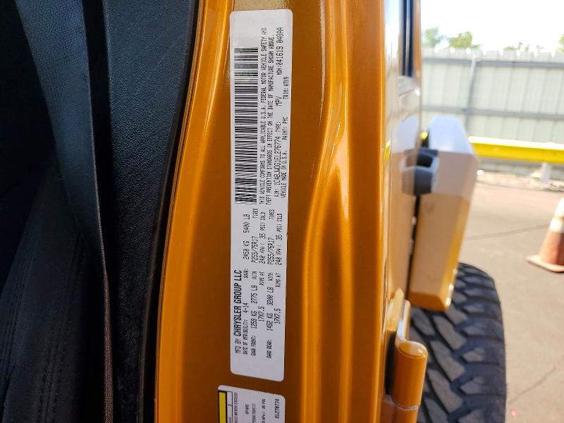 Продажа на аукционе авто 2014 Jeep Wrangler Unlimited, vin: 1C4BJWDG1EL276774, номер лота: 58074366