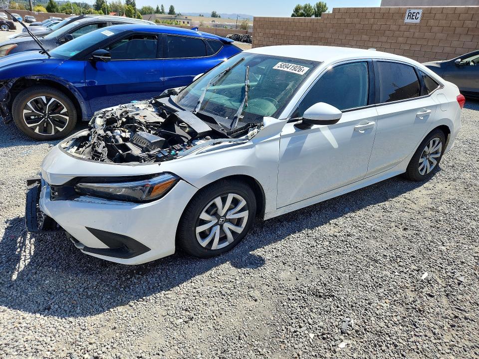 58941926 :رقم المزاد ، 2HGFE2F27NH509250 vin ، 2022 Honda Civic مزاد بيع