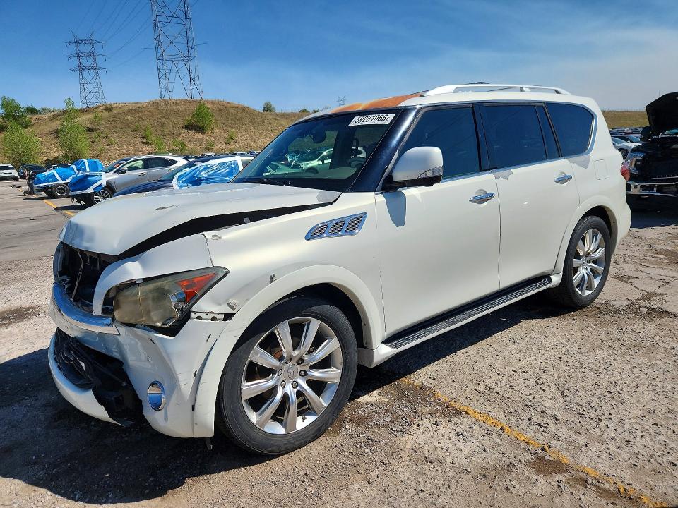 59281066 :رقم المزاد ، JN8AZ2NE7C9018963 vin ، 2012 Infiniti Qx56 مزاد بيع